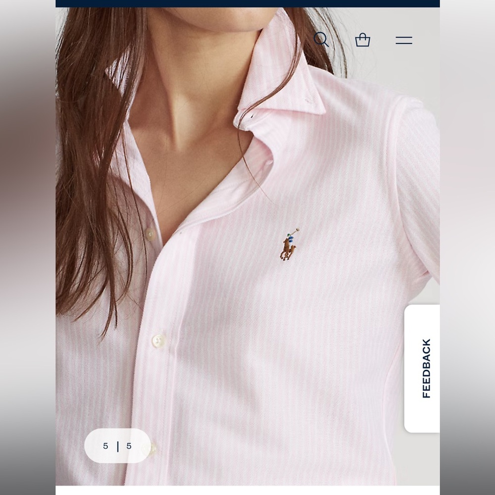 Ralph Lauren Pink Button Down Shirt - Picture 4 of 14